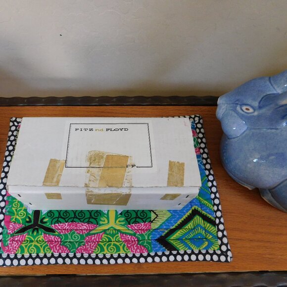 NIB Fitz & Floyd 4 La Ronde mod brown porcelain oven / table ramekin baking dish - Picture 11 of 15